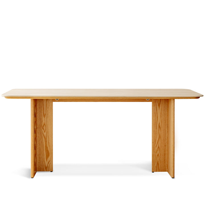 Scandinavian Oak Wood Sintered Stone Dining Table TIMELESS