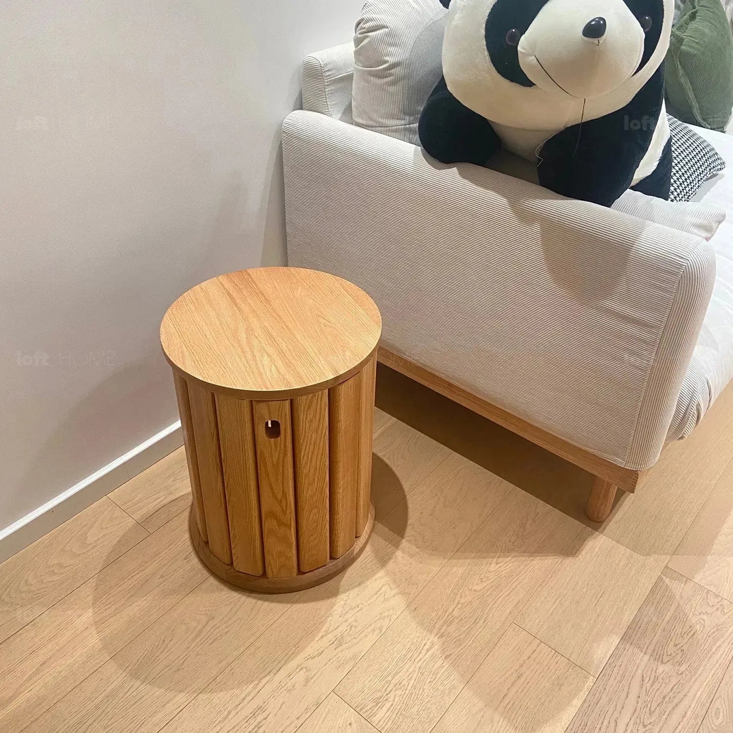 Stackable Stool Timber Scandinavian Oak Wood Stackable Stool HARVEST – LOFT HOME