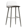 Contemporary Plastic Bar Chair NORMANN PC GREY
