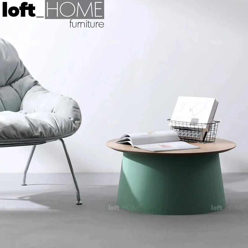 Contemporary plastic coffee table noah primary product view.