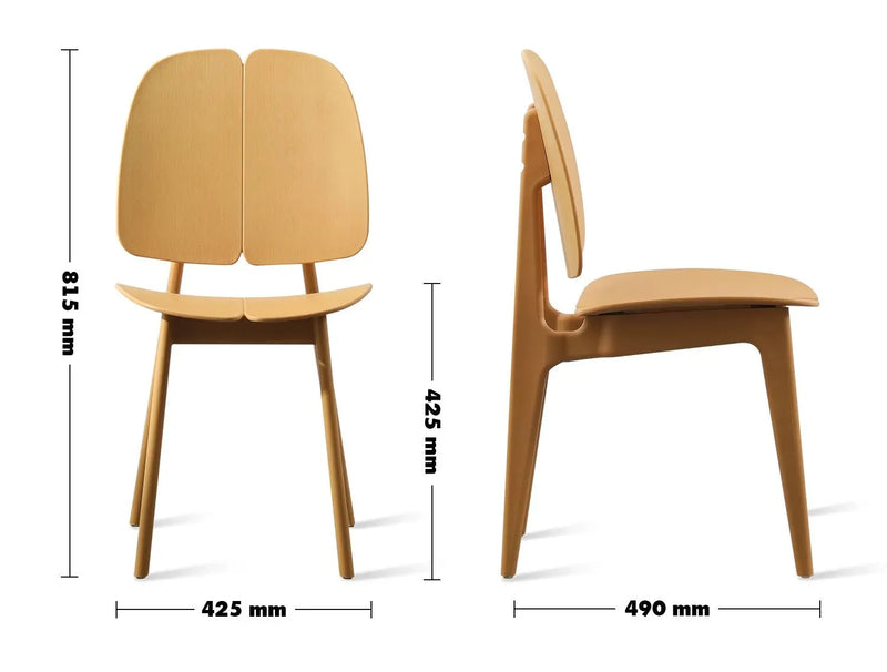 Bauhaus plastic dining chair aaro size charts.