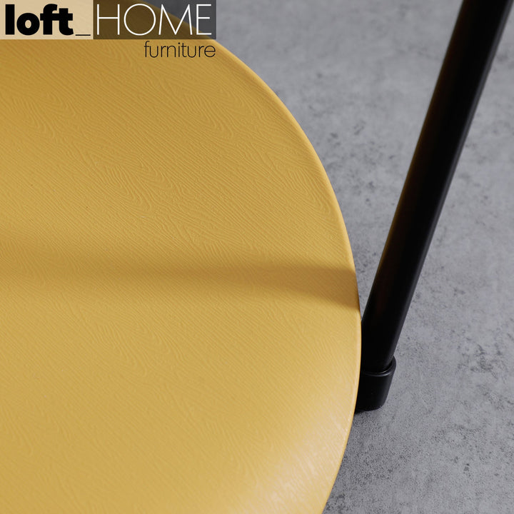 Scandinavian plastic dining chair ant in real life style.