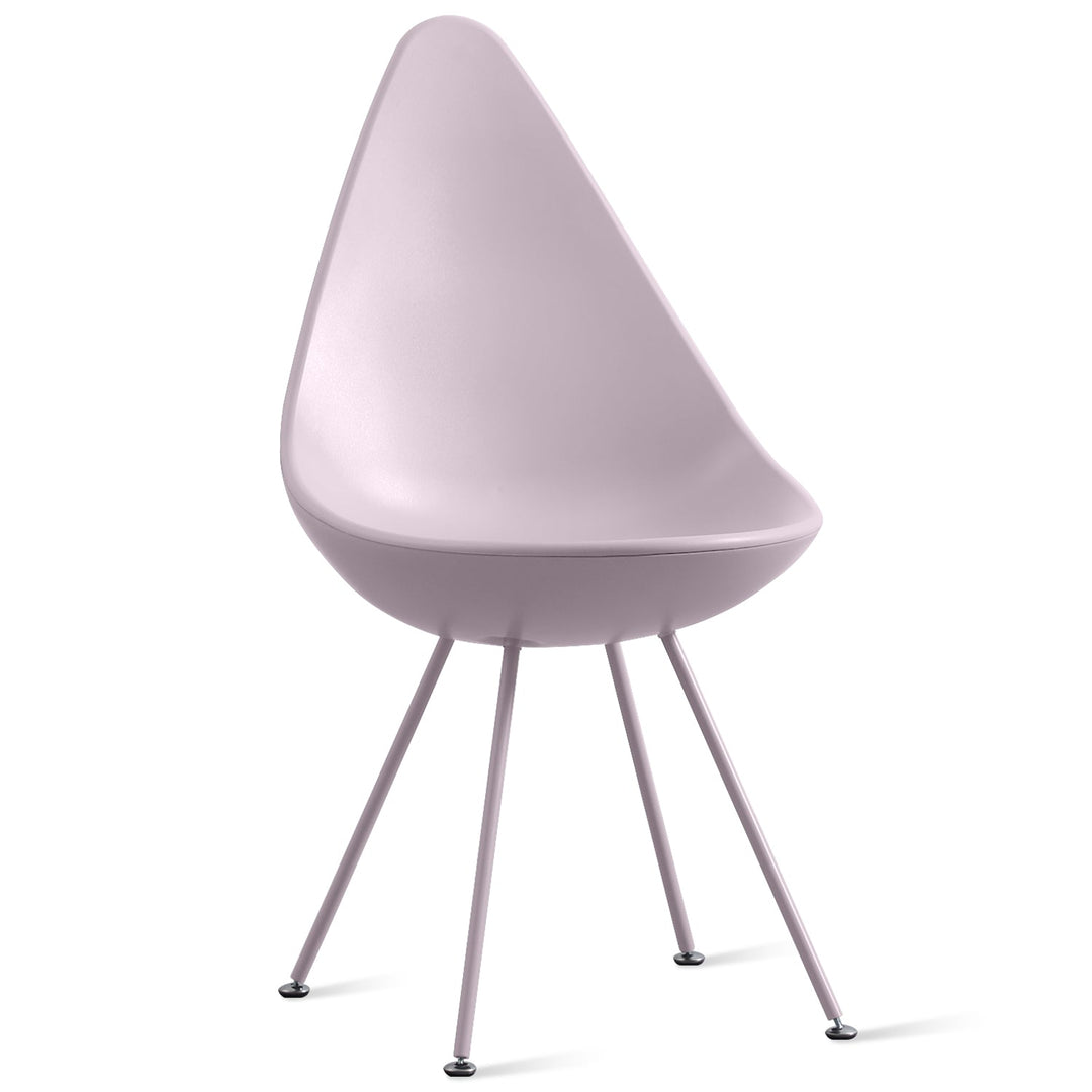 Scandinavian plastic dining chair dewy conceptual design.