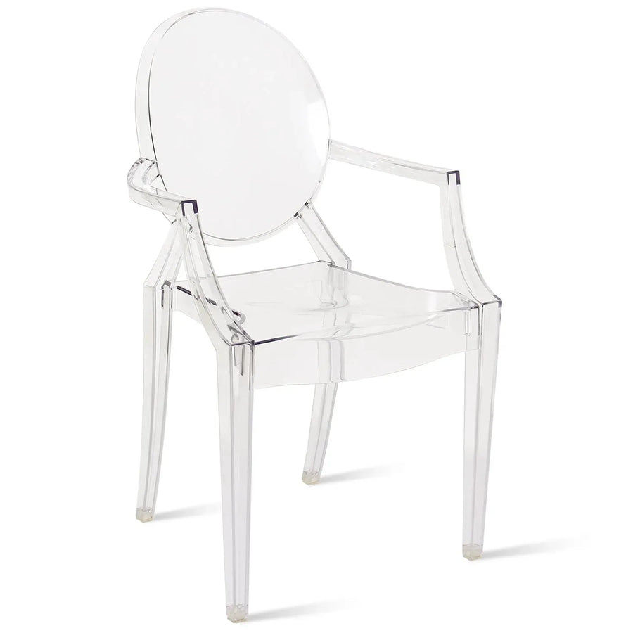 Contemporary Plastic Dining Chair GHOST LOU