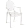 Contemporary Plastic Dining Chair GHOST LOU