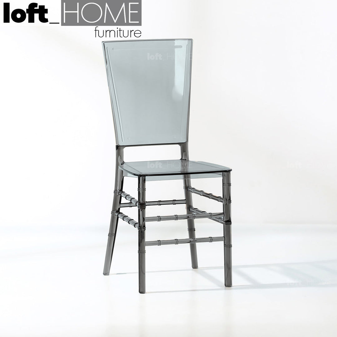 Scandinavian plastic dining chair lotta in real life style.