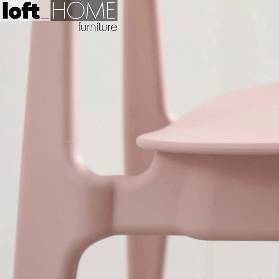 Bauhaus plastic dining chair olga conceptual design.