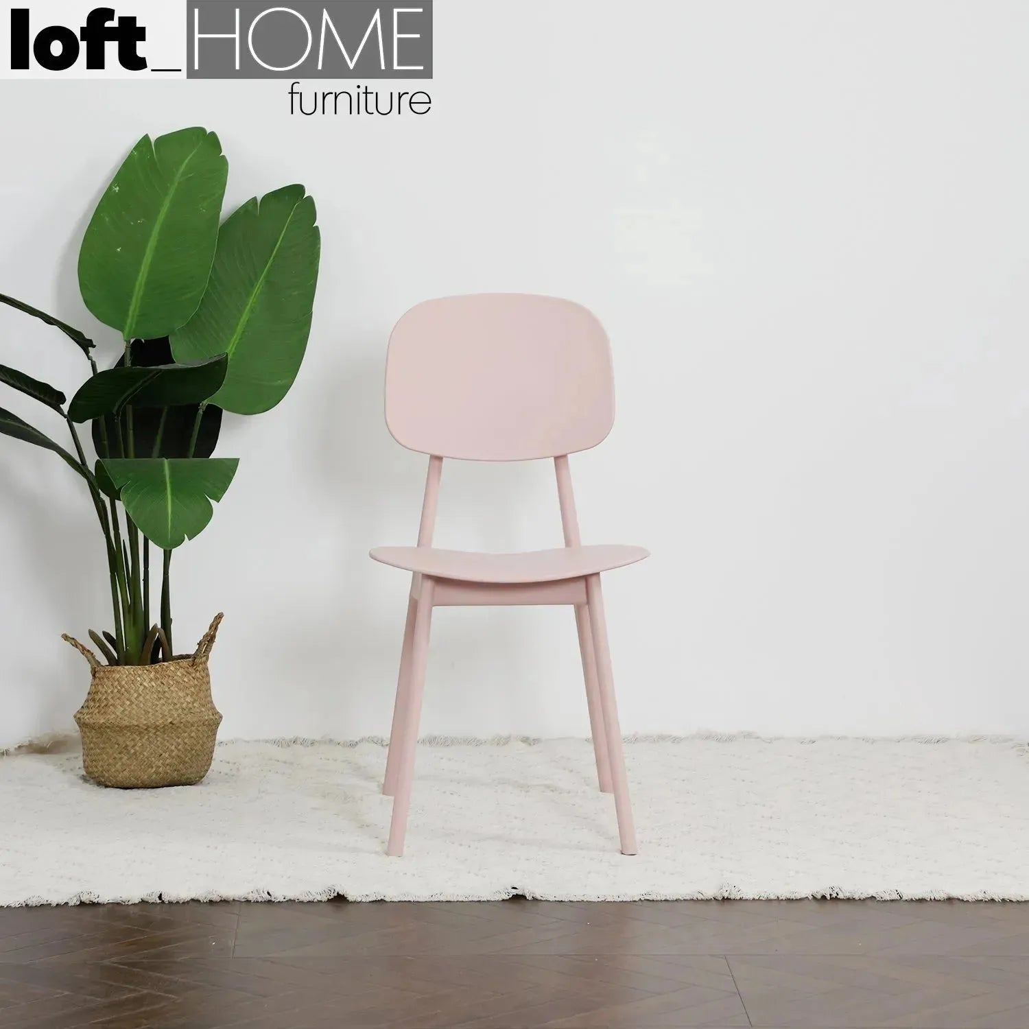 Contemporary plastic dining chair olga color swatches.