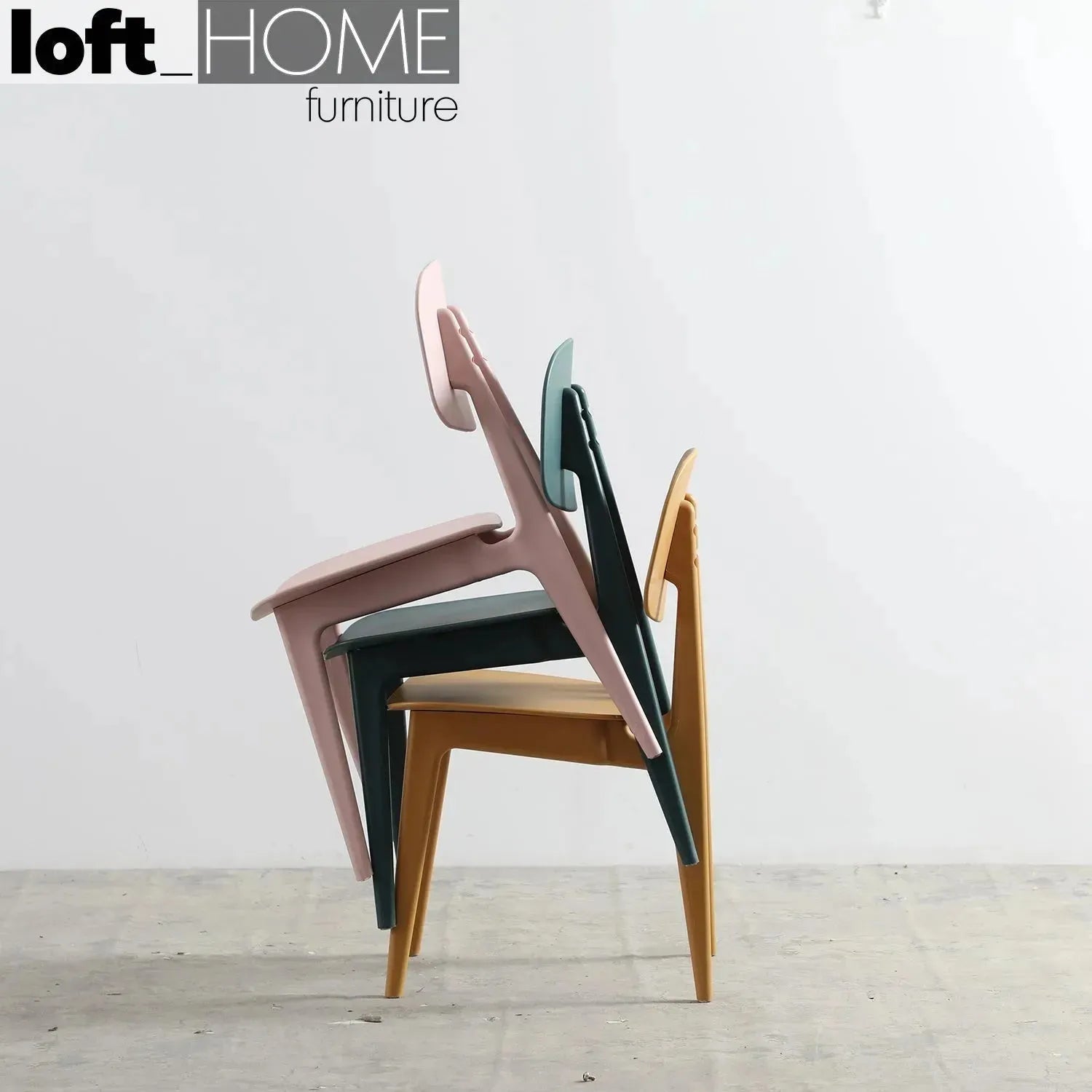 Contemporary plastic dining chair olga detail 14.