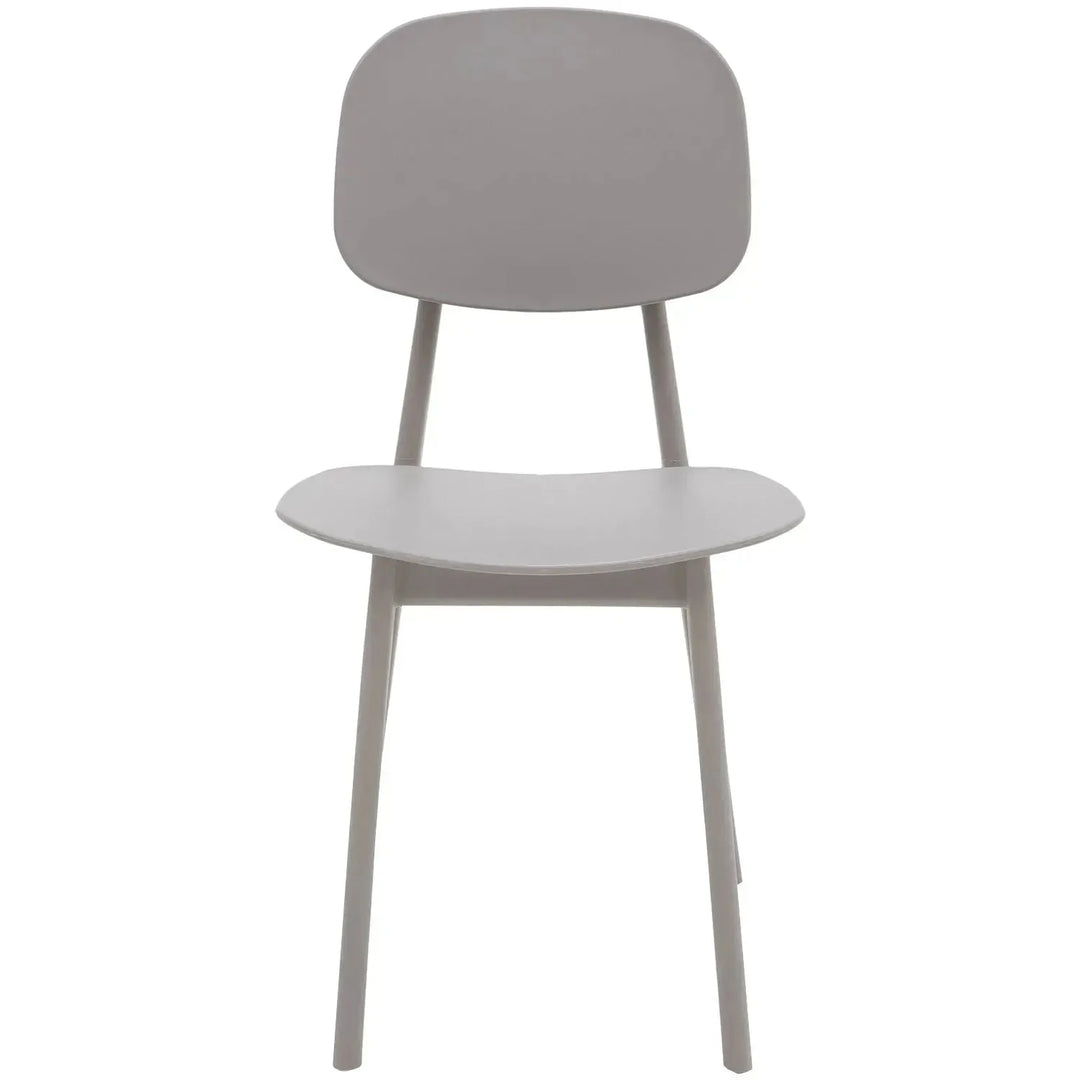 Contemporary plastic dining chair olga detail 5.