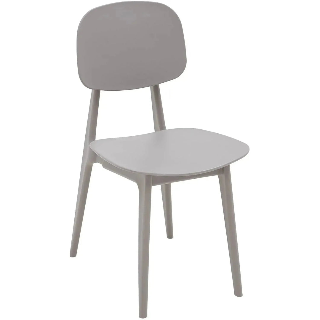 Contemporary plastic dining chair olga detail 1.