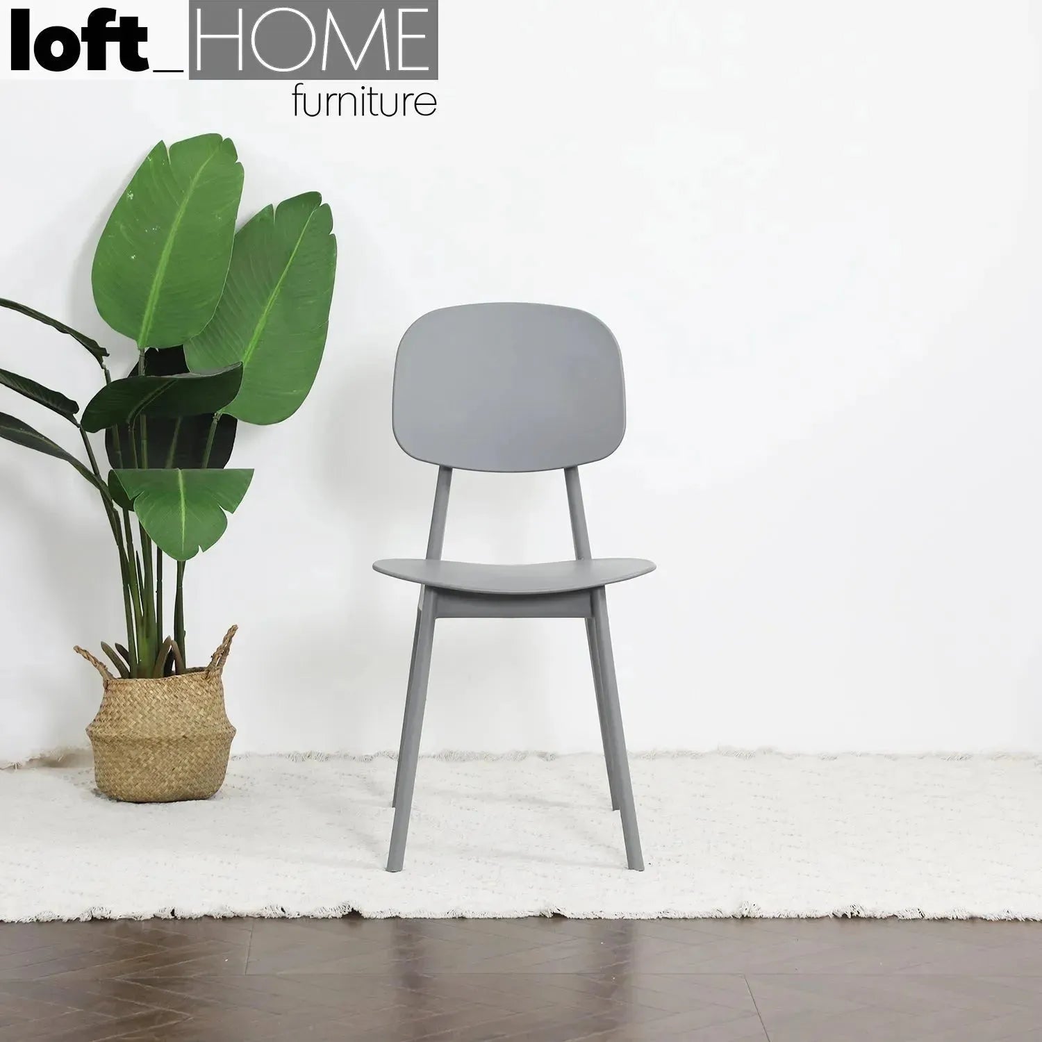 Contemporary plastic dining chair olga detail 3.