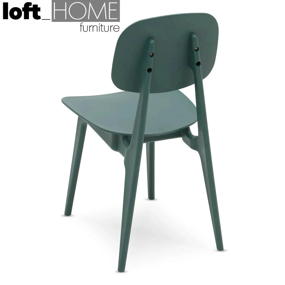 Contemporary plastic dining chair olga detail 16.