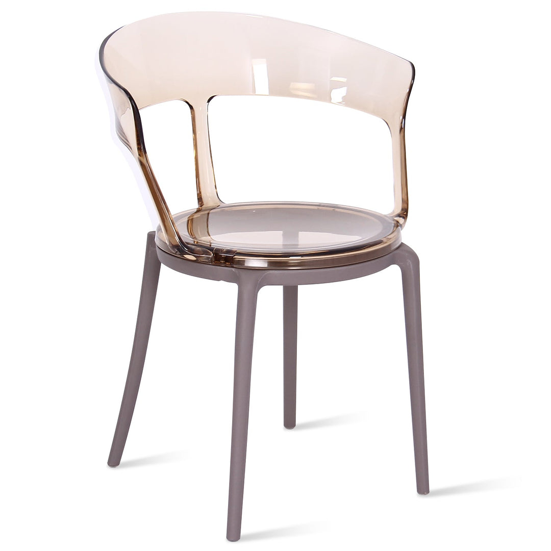 Scandinavian plastic dining chair renzo situational feels.