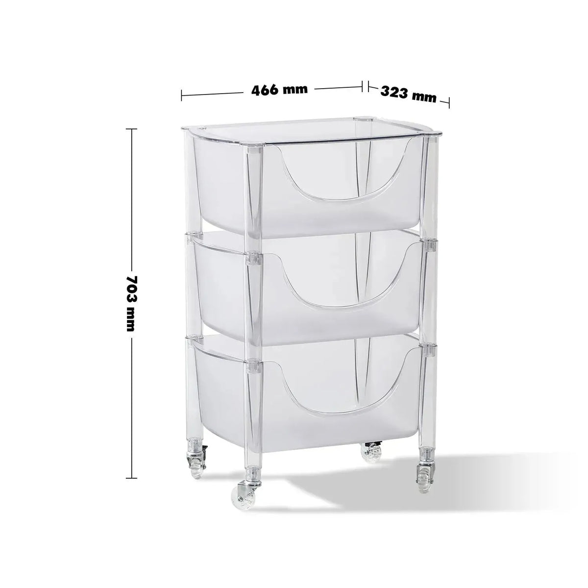 Bauhaus plastic drawer cabinet loja size charts.