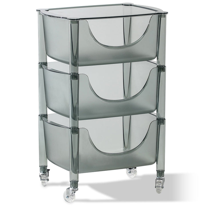 Scandinavian plastic drawer cabinet loja layered structure.
