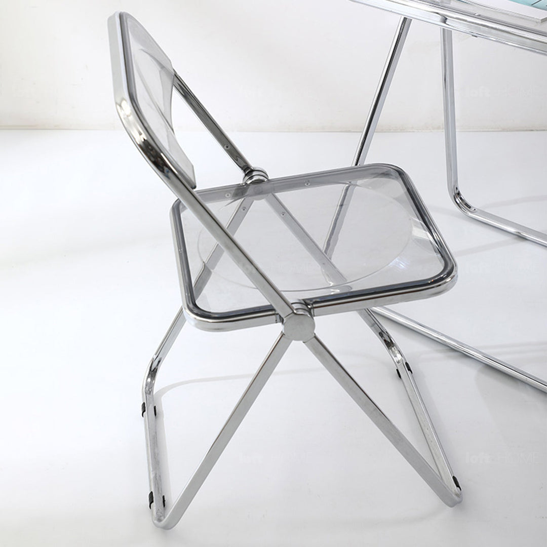 Scandinavian plastic foldable office chair fikas environmental situation.