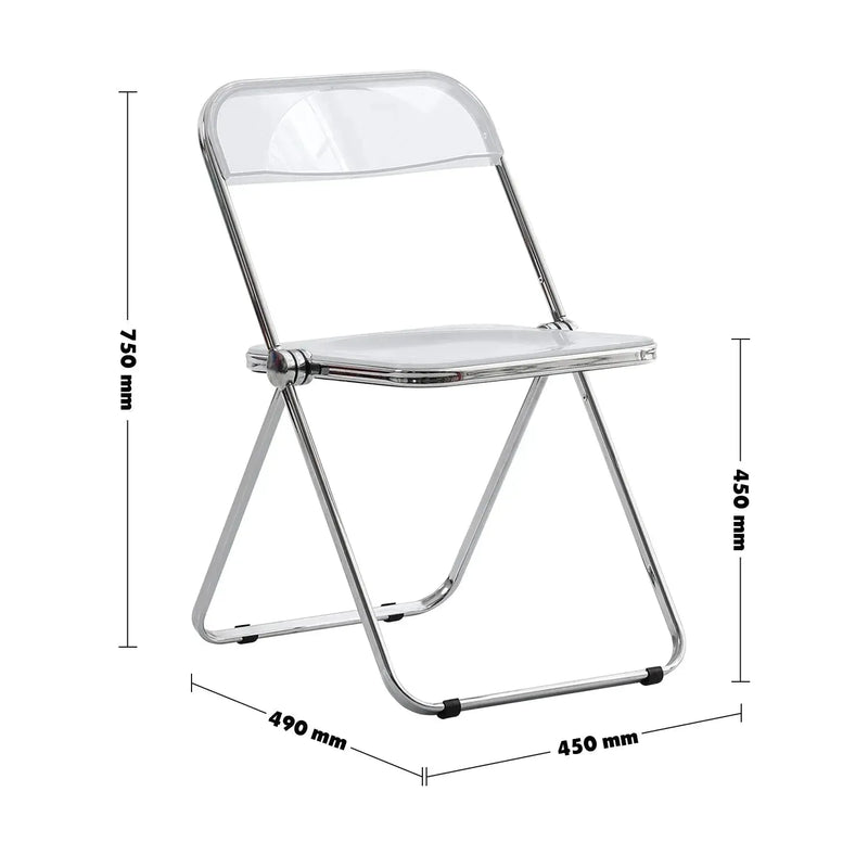 Bauhaus plastic foldable dining chair fikas size charts.