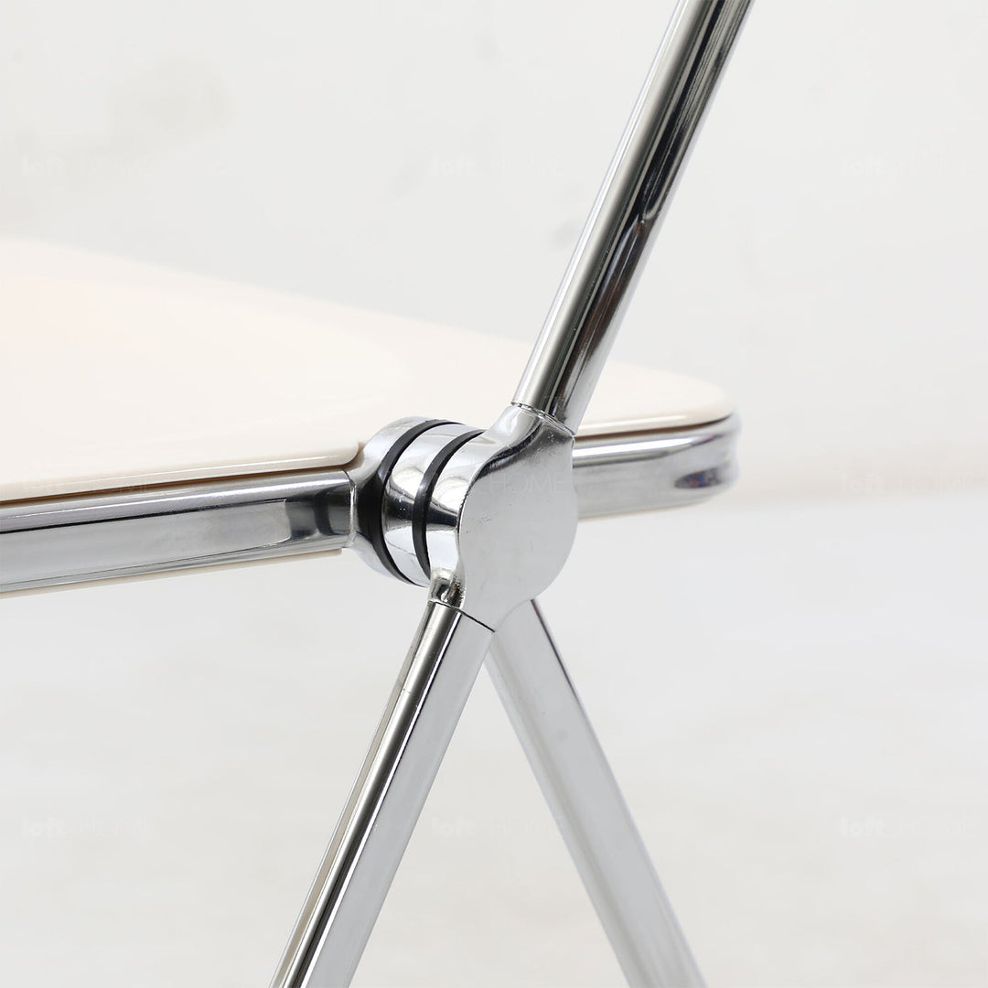 Scandinavian plastic foldable office chair fikas detail 2.