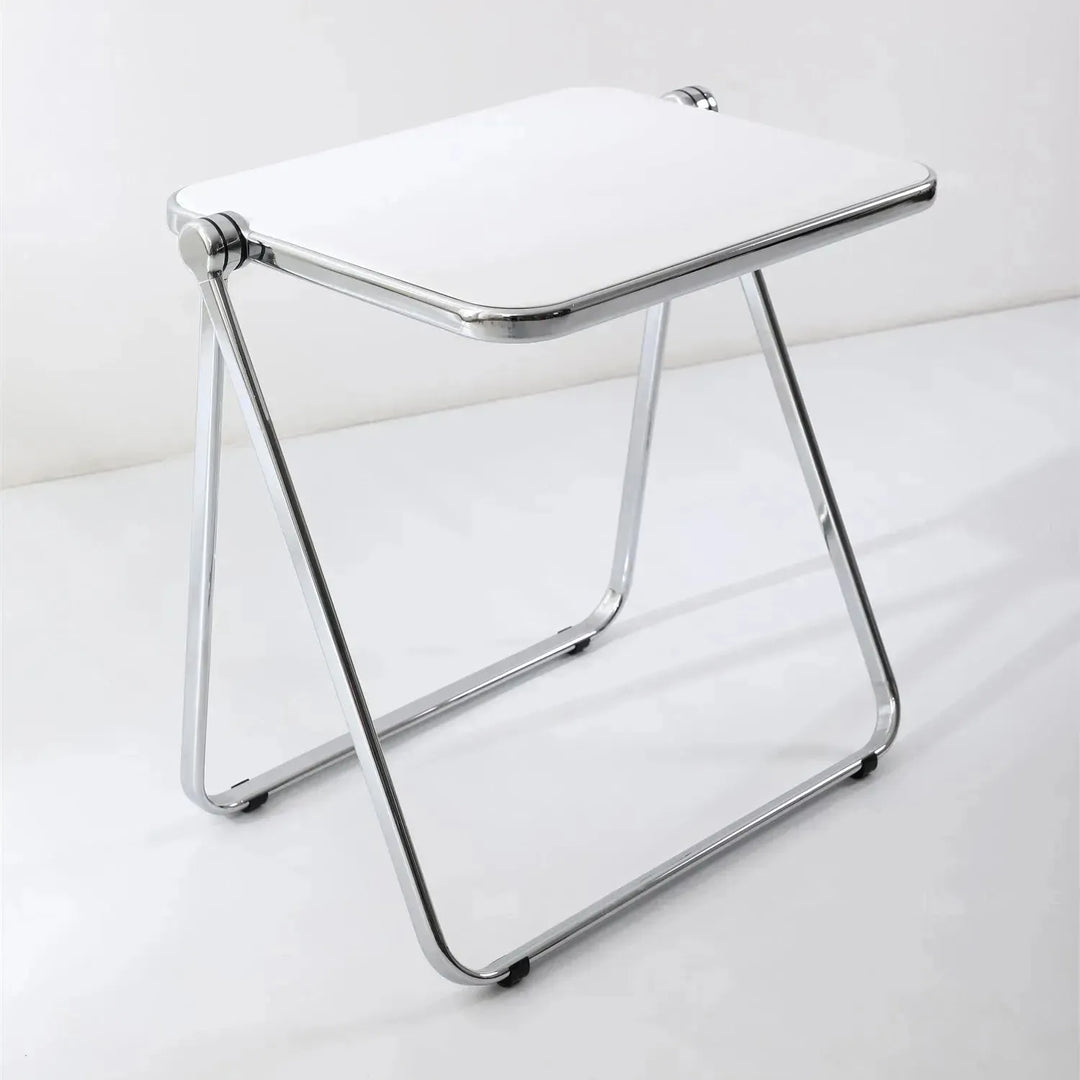 Contemporary plastic foldable study table fikas in still life.