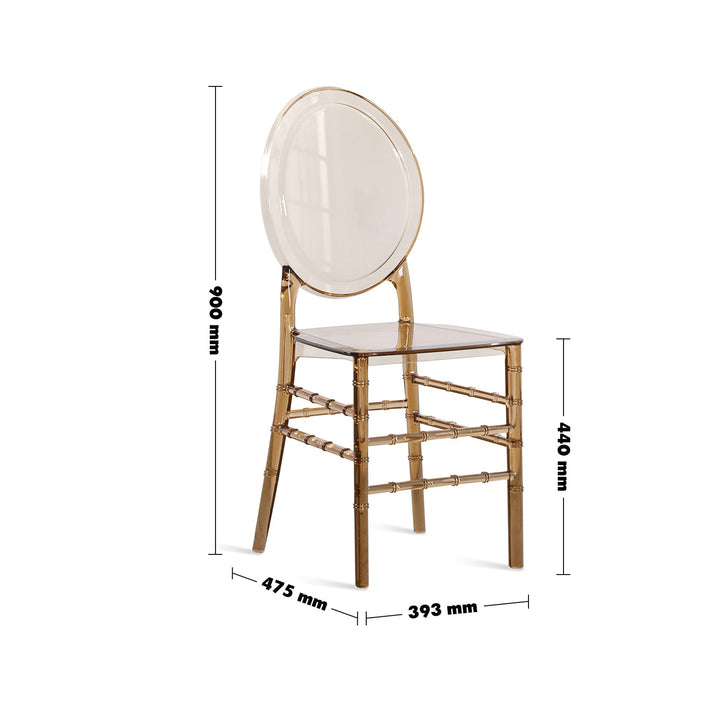 Scandinavian plastic ghost dining chair lia size charts.