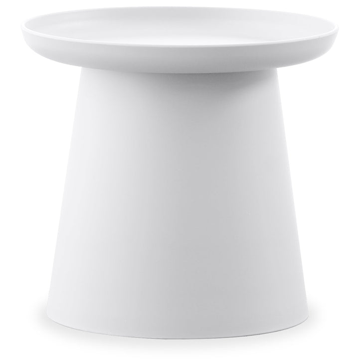 Scandinavian plastic side table macaron conceptual design.