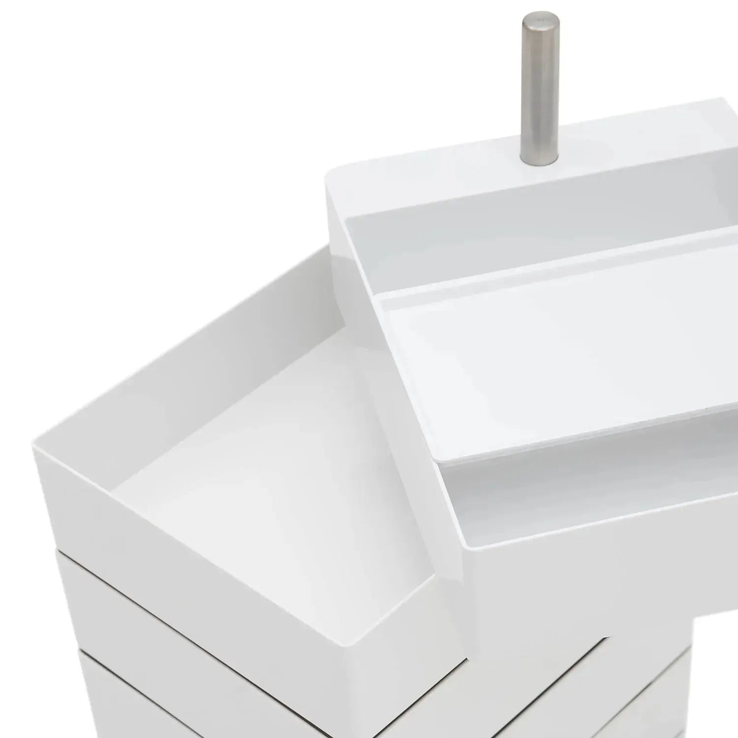 Side Desk Rolly Bauhaus Plastic Wheeled Trolley Side Table ROLLY – LOFT HOME