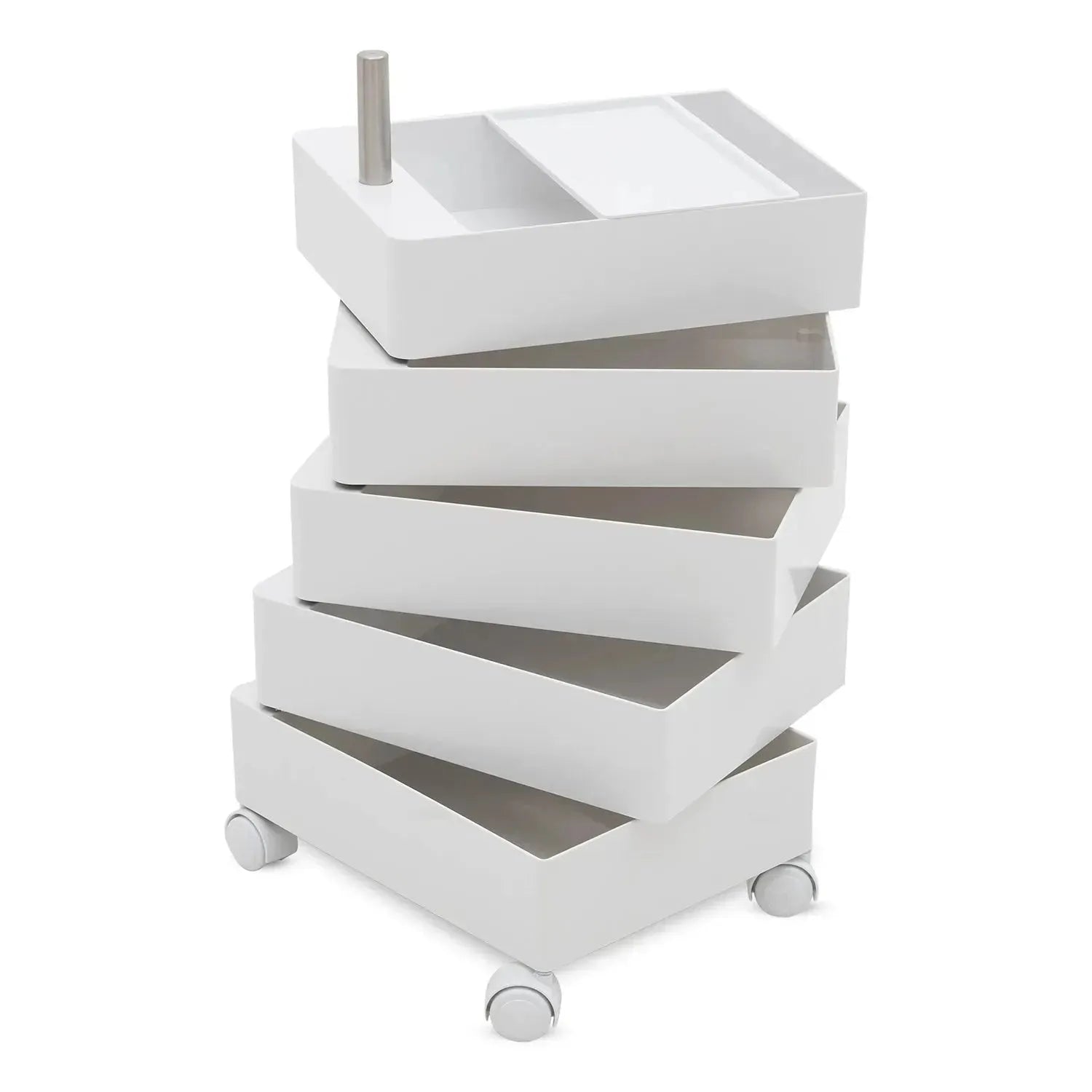 Side Desk Rolly Bauhaus Plastic Wheeled Trolley Side Table ROLLY – LOFT HOME