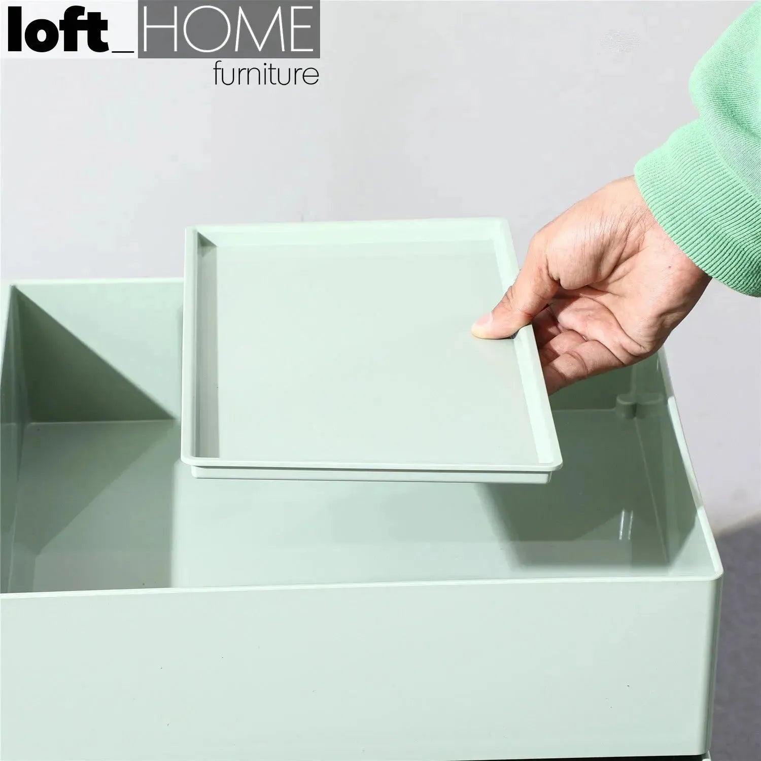 Side Desk Rolly Bauhaus Plastic Wheeled Trolley Side Table ROLLY – LOFT HOME