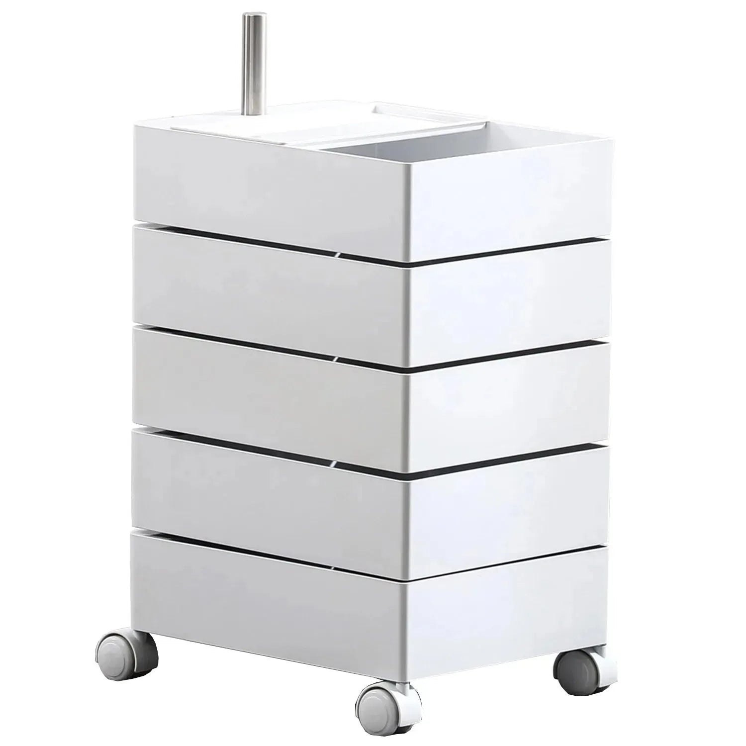 Side Desk Rolly Bauhaus Plastic Wheeled Trolley Side Table ROLLY – LOFT HOME