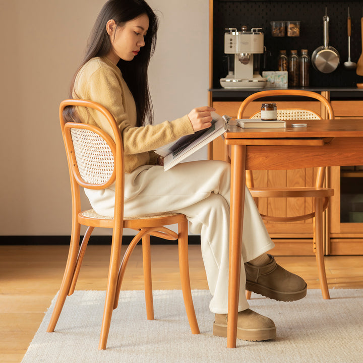 Scandinavian rattan dining chair german size charts.