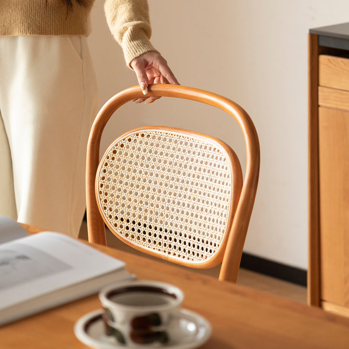 Scandinavian rattan dining chair german color swatches.