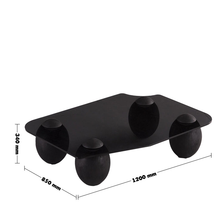 Scandinavian tempered glass coffee table aurora size charts.