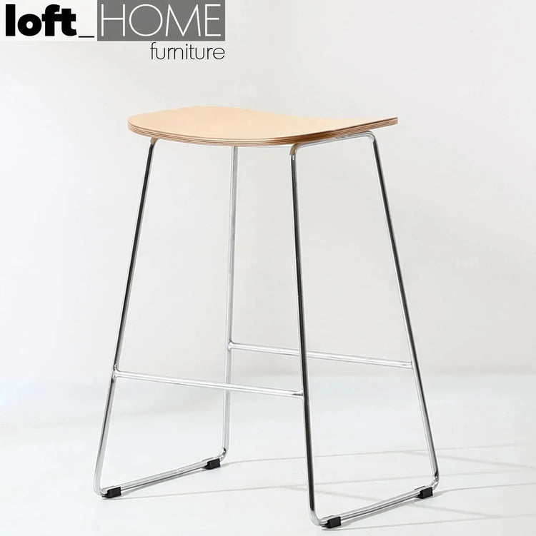 Minimalist Wood Bar Chair WINNIE Good to Know Preview-1