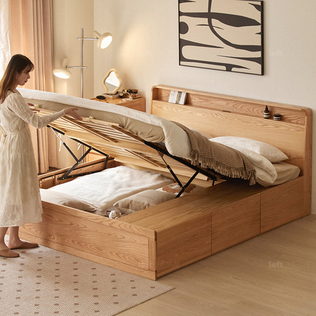 Scandinavian wood bed classicdream detail 7.