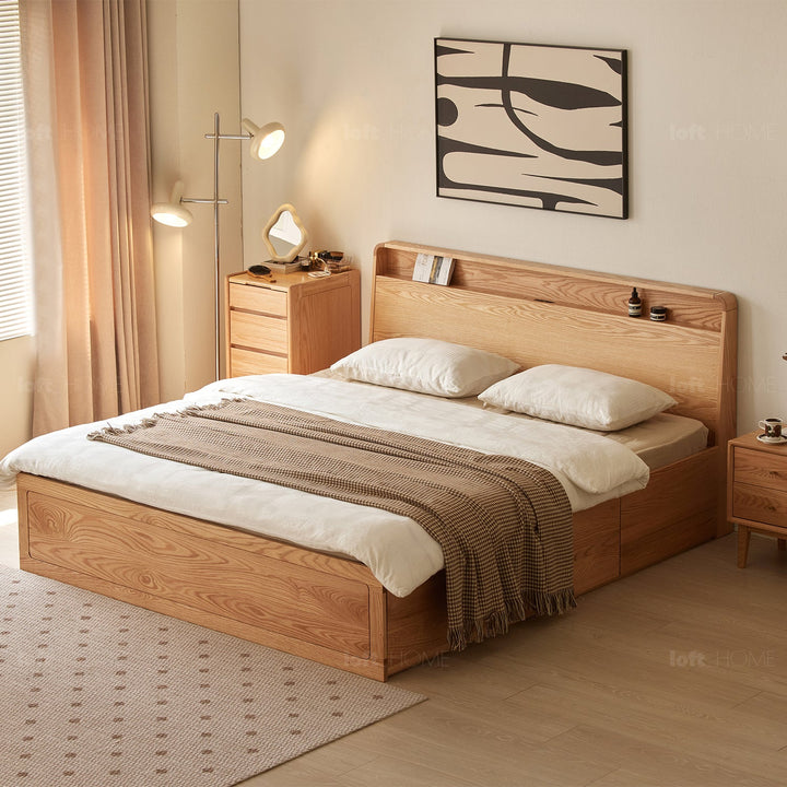 Scandinavian wood bed classicdream detail 4.