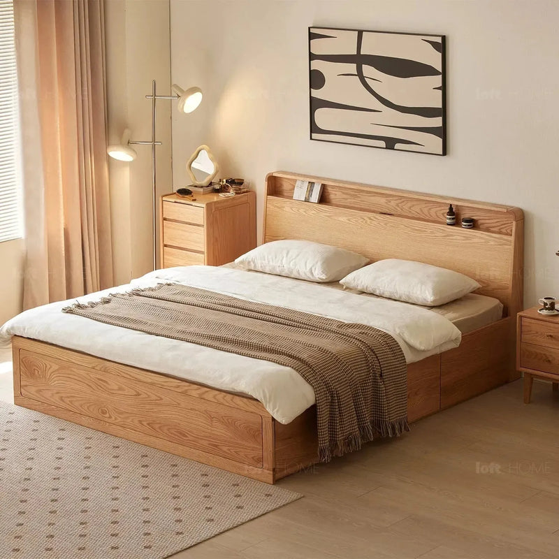 Scandinavian wood bed classicdream detail 2.