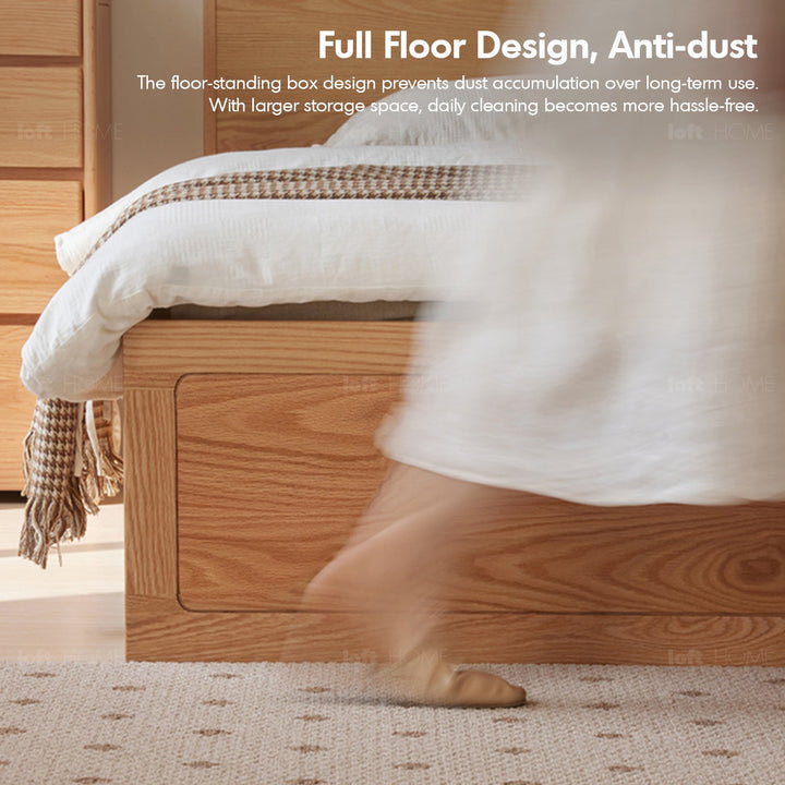 Scandinavian wood bed classicdream conceptual design.