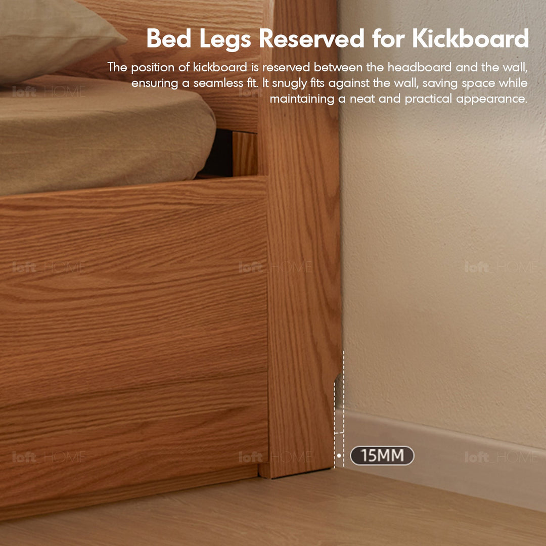 Scandinavian wood bed classicdream situational feels.