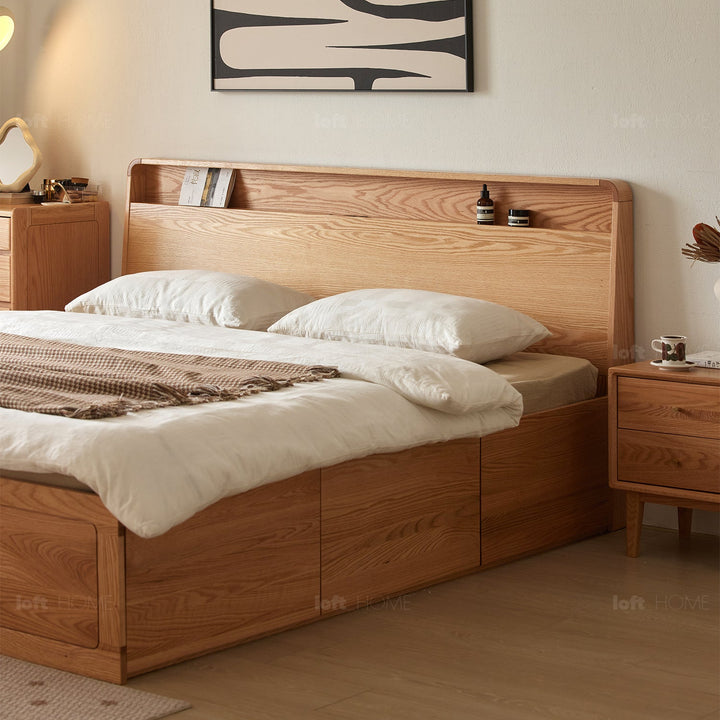 Scandinavian wood bed classicdream detail 6.