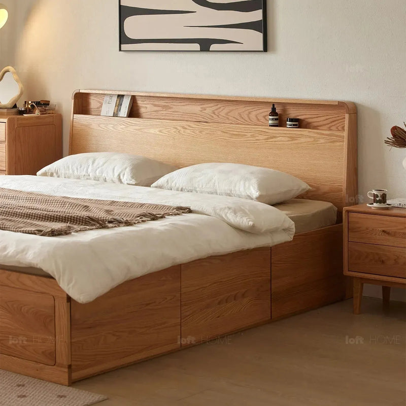 Scandinavian wood bed classicdream detail 4.