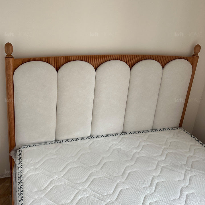 Scandinavian Wood Bed Frame CHERRY RADIANT