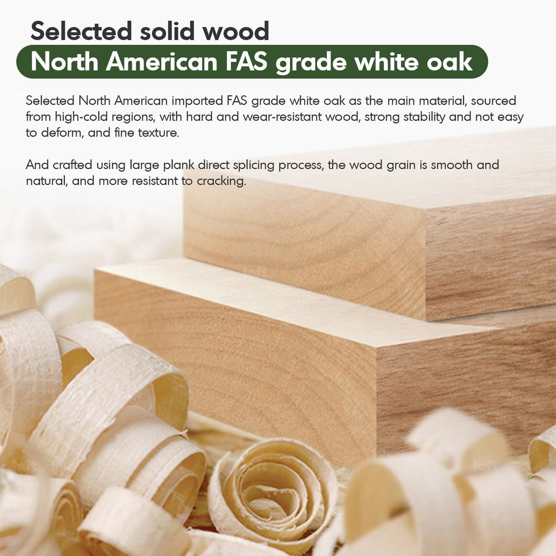 Scandinavian wood bed vitasleep material variants.