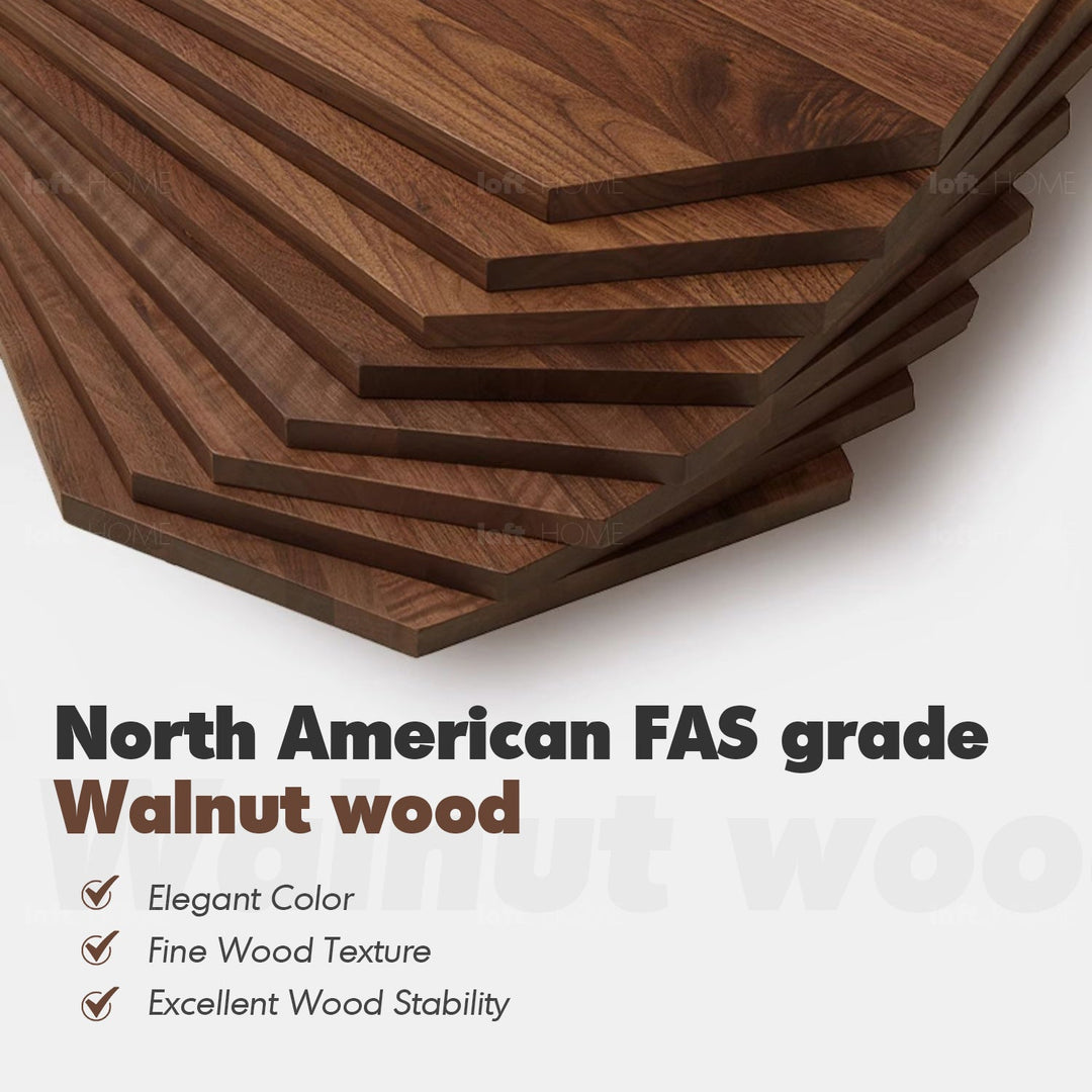 Scandinavian wood cabinet goya layered structure.