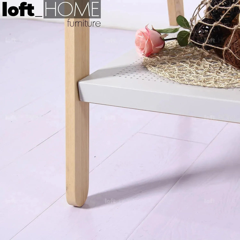 Modern wood cloth hanger toj in details.