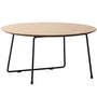 Industrial Wood Coffee Table CARLOS ROUND