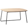 Industrial Wood Coffee Table CARLOS SQUARE