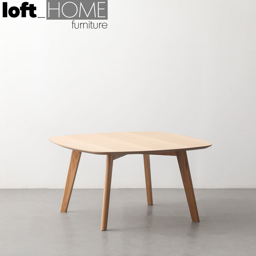 Scandinavian wood coffee table deauville primary product view.