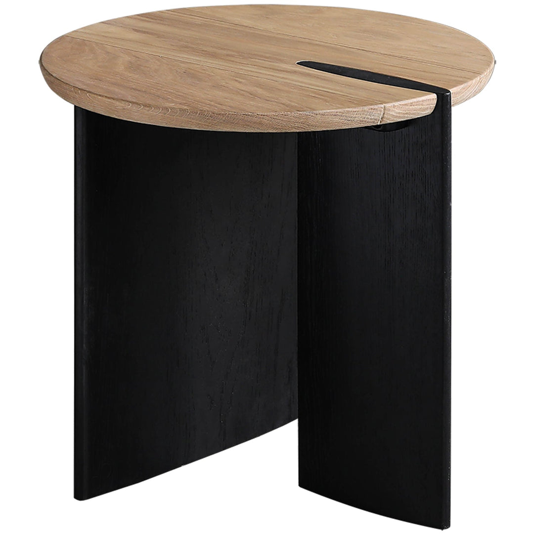 Scandinavian wood coffee table shona layered structure.