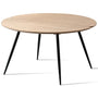 Industrial Wood Coffee Table VALBOARD ROUND